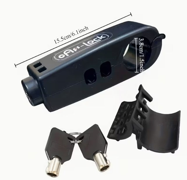Candado Antirrobo Para Timón De Moto