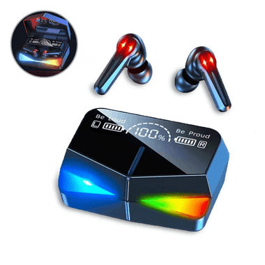 Audífonos Inalámbricos Gamer M28 con Luces RGB